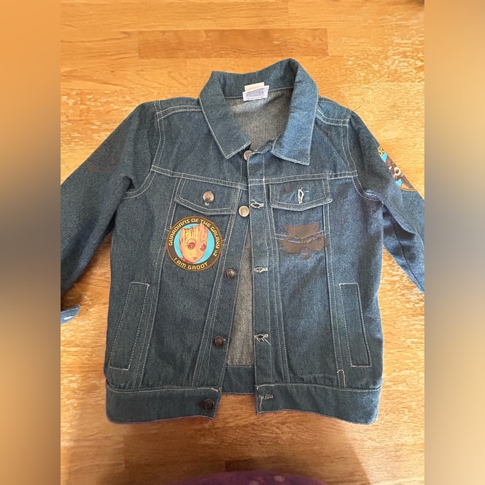 Marvel Guardians of the Galaxy Jean Jacket Size 3T